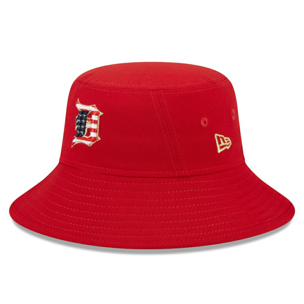 Detroit Tigers New Era 2023 Fourth of July Bucket Hat - Red - New Era Lifestyle