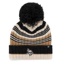 47 brand Minnesota Vikings '47 Women's Barista Cuffed Knit Hat with Pom Natural
