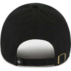 47 brand New Orleans Saints '47 Women's Sidney Clean Up Adjustable Hat Black