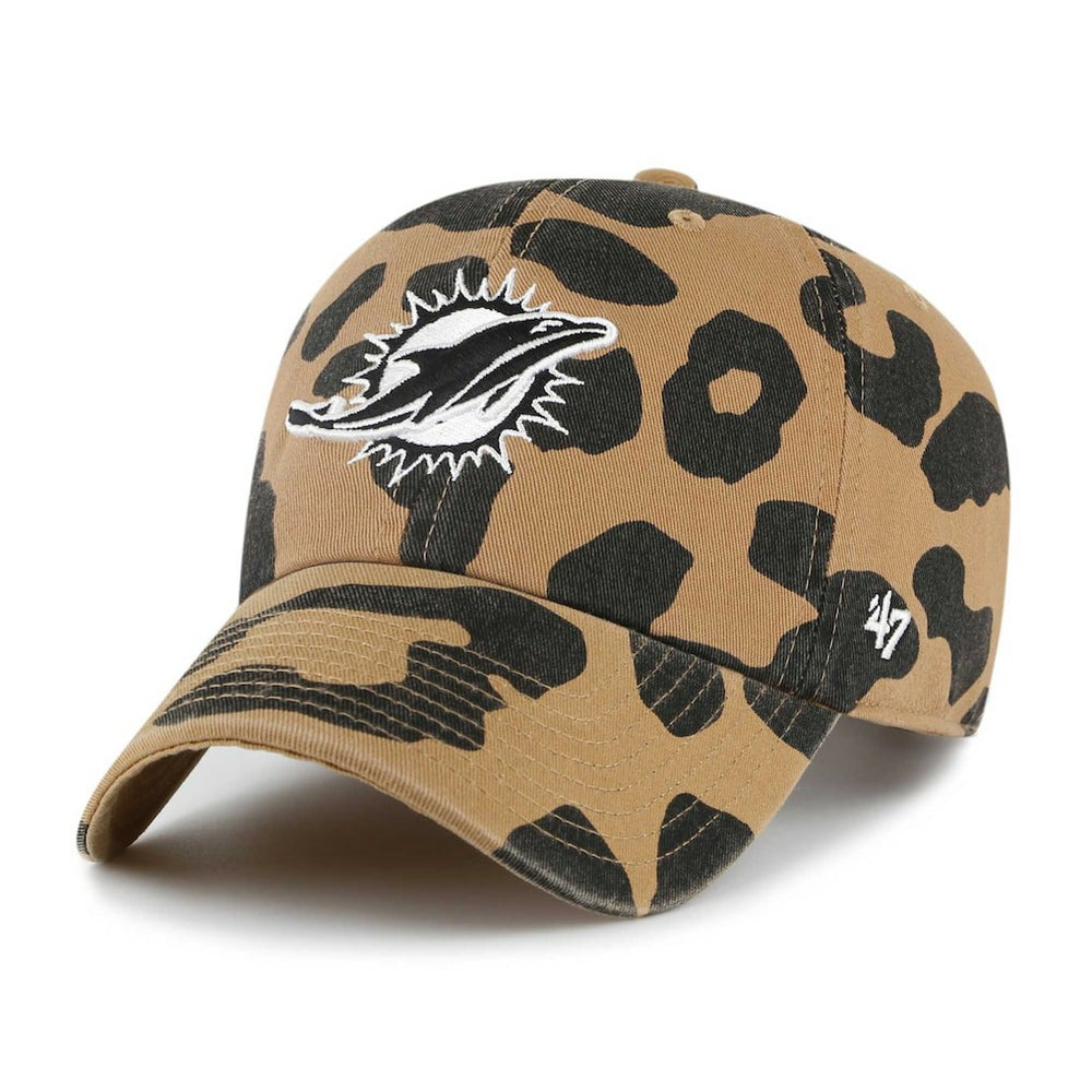 47 brand Miami Dolphins '47 Women's Rosette Clean Up Adjustable Hat Tan
