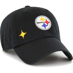 47 brand Pittsburgh Steelers '47 Women's Confetti Icon Clean Up Adjustable Hat Black