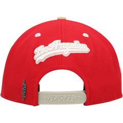Los Angeles Dodgers Pro Standard Strawberry Ice Cream Drip Snapback Hat - White/Red - MLB Sale