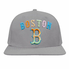 Boston Red Sox Pro Standard Washed Neon Snapback Hat - Gray - MLB Online