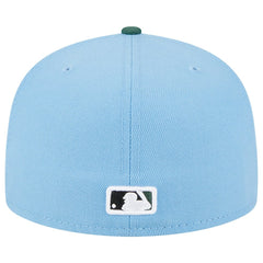 San Francisco Giants New Era 2002 World Series 59FIFTY Fitted Hat - Sky Blue/Cilantro - New Era Discount