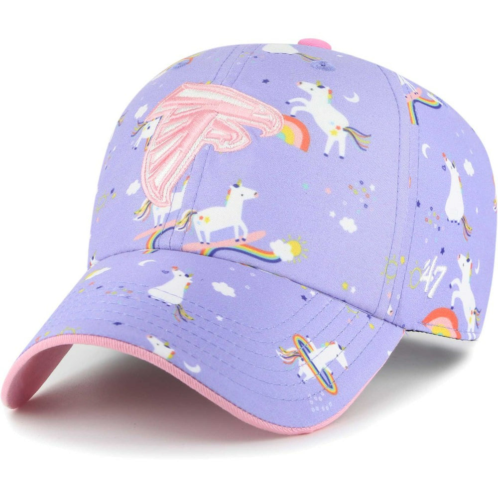 47 brand Atlanta Falcons '47 Girls Preschool Unicorn Clean Up Adjustable Hat Lavender