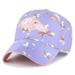 47 brand Baltimore Ravens '47 Girls Preschool Unicorn Clean Up Adjustable Hat Lavender
