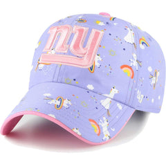 47 brand New York Giants '47 Girls Preschool Unicorn Clean Up Adjustable Hat Lavender