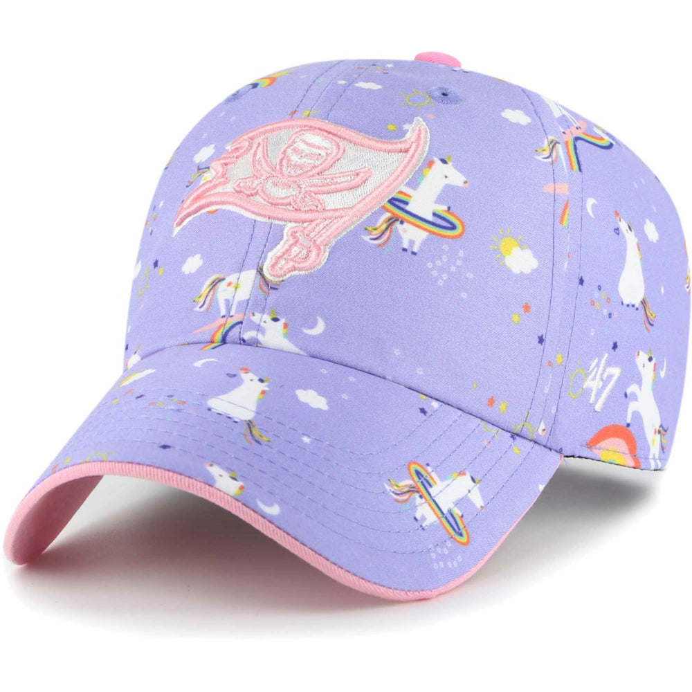 47 brand Tampa Bay Buccaneers '47 Girls Preschool Unicorn Clean Up Adjustable Hat Lavender