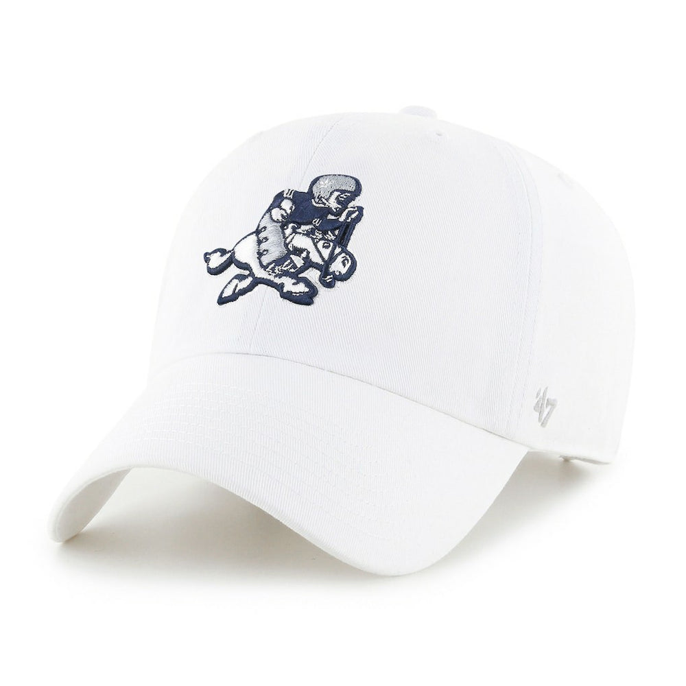 47 brand Dallas Cowboys '47 Retro Joe II Clean Up Adjustable Hat White