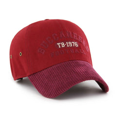 47 brand Tampa Bay Buccaneers '47 Ridgeway Clean Up Adjustable Hat Red