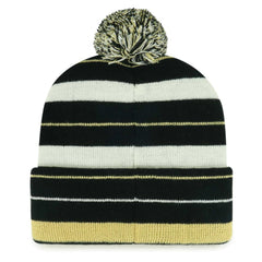 47 brand New Orleans Saints '47 Powerline Cuffed Knit Hat with Pom Black