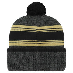 47 brand New Orleans Saints '47 Fadeout Cuffed Knit Hat with Pom Black
