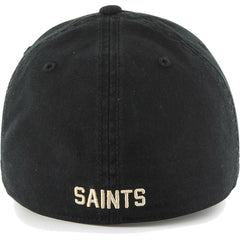 47 brand New Orleans Saints '47 Gridiron Classics Franchise Fitted Hat Black