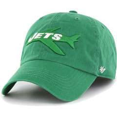 47 brand New York Jets '47 Gridiron Classics Franchise Fitted Hat Kelly Green