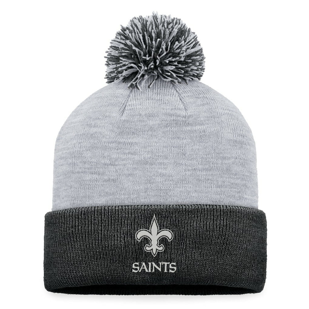 Fanatics New Orleans Saints Women's Cuffed Knit Hat with Pom Gray