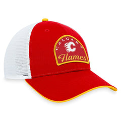 Calgary Flames Fanatics Fundamental Adjustable Hat - Red/White - NHL 200010108