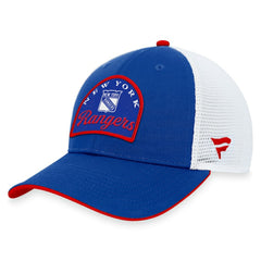 New York Rangers Fanatics Fundamental Adjustable Hat - Blue/White - NHL 200010123