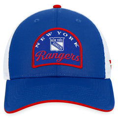 New York Rangers Fanatics Fundamental Adjustable Hat - Blue/White - NHL 200010123
