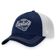 Washington Capitals Fanatics Women's Fundamental Trucker Adjustable Hat - Navy/White - NHL 200010217