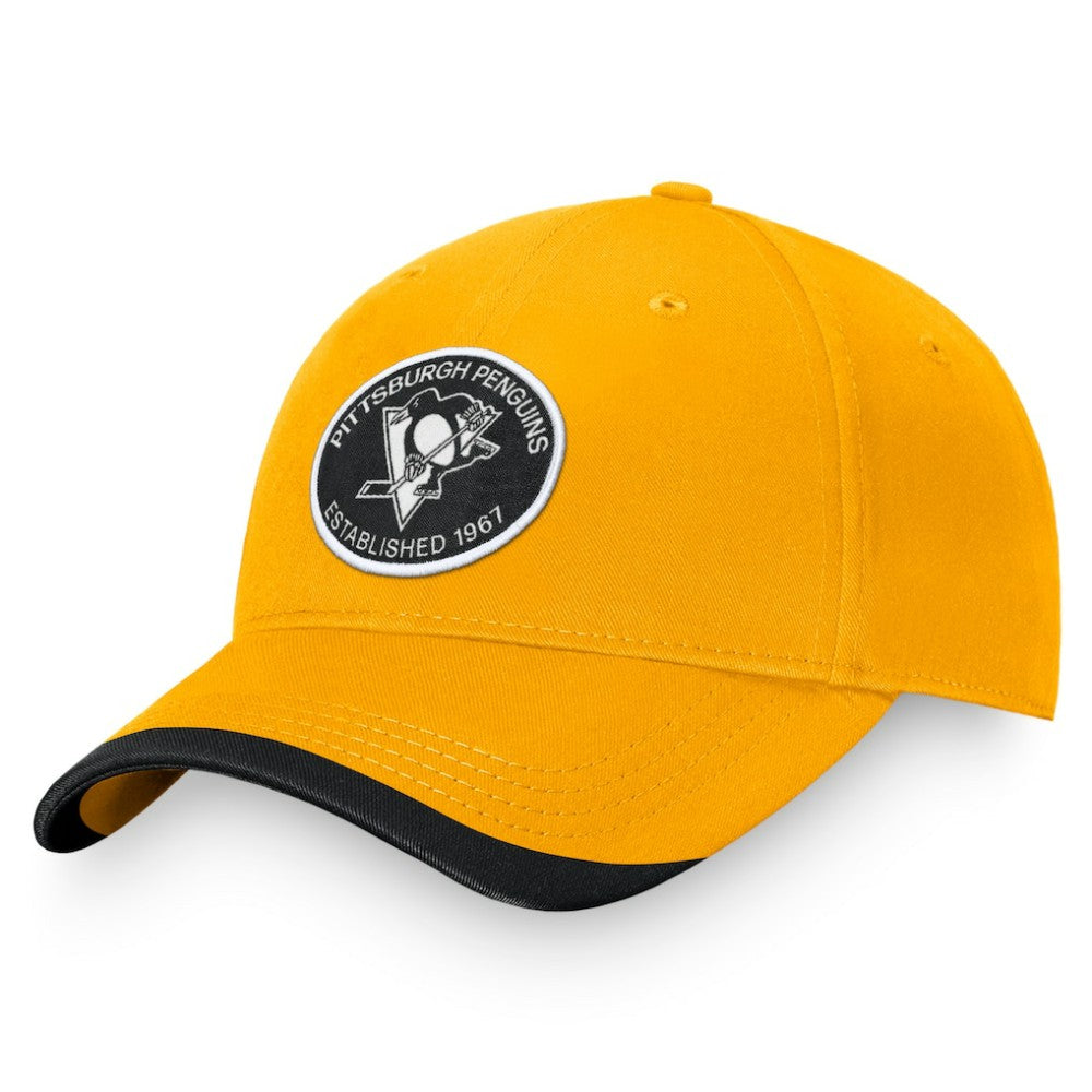 Pittsburgh Penguins Fanatics Fundamental Adjustable Hat - Gold - NHL 200010285