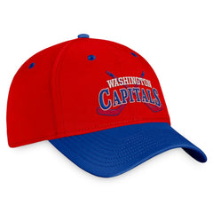 Washington Capitals Fanatics Heritage Vintage Flex Hat - Red/Blue - NHL 200010381