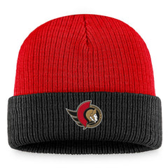 Ottawa Senators Fanatics Heritage Vintage Cuffed Knit Hat - Red/Black - NHL 200010513