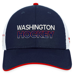 Washington Capitals Fanatics Authentic Pro Alternate Jersey Trucker Adjustable Hat - Navy - NHL 200011133