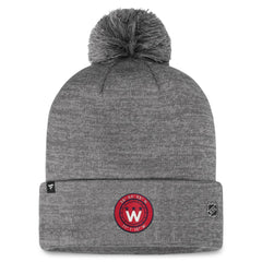 Washington Capitals Fanatics Authentic Pro Home Ice Cuffed Knit Hat with Pom - Gray - NHL 200011188