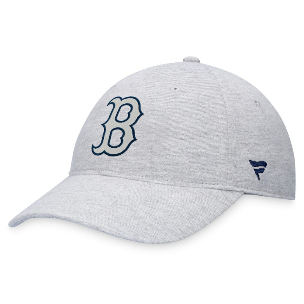 Boston Red Sox Fanatics Logo Adjustable Hat - Gray - Fanatics Lifestyle