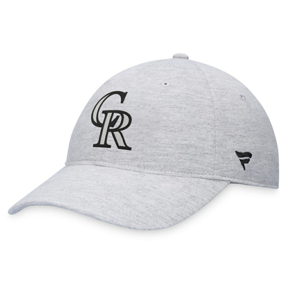 Colorado Rockies Fanatics Logo Adjustable Hat - Gray - Fanatics Lifestyle