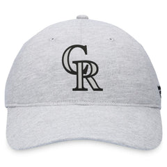 Colorado Rockies Fanatics Logo Adjustable Hat - Gray - Fanatics Lifestyle