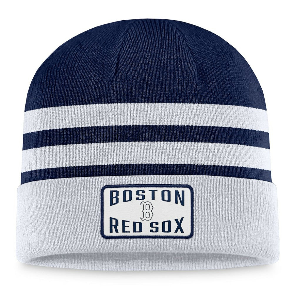 Boston Red Sox Fanatics Cuffed Knit Hat - Gray - Fanatics Discount