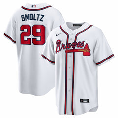 John Smoltz Atlanta Braves Nike Home Retired Player Replica Jersey - White - Nike Online