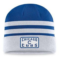 Chicago Cubs Fanatics Cuffed Knit Hat - Gray - Fanatics Online