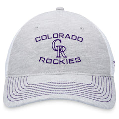 Colorado Rockies Fanatics Trucker Adjustable Hat - Gray - Fanatics Discount
