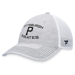 Pittsburgh Pirates Fanatics Trucker Adjustable Hat - Gray - Fanatics Online
