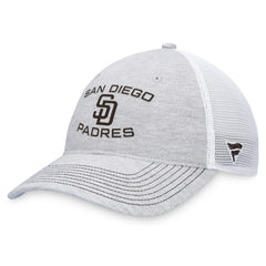 San Diego Padres Fanatics Trucker Adjustable Hat - Gray - Fanatics on Sale