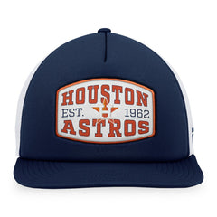 Houston Astros Fanatics Foam Front Patch Trucker Snapback Hat - Navy - Fanatics Online