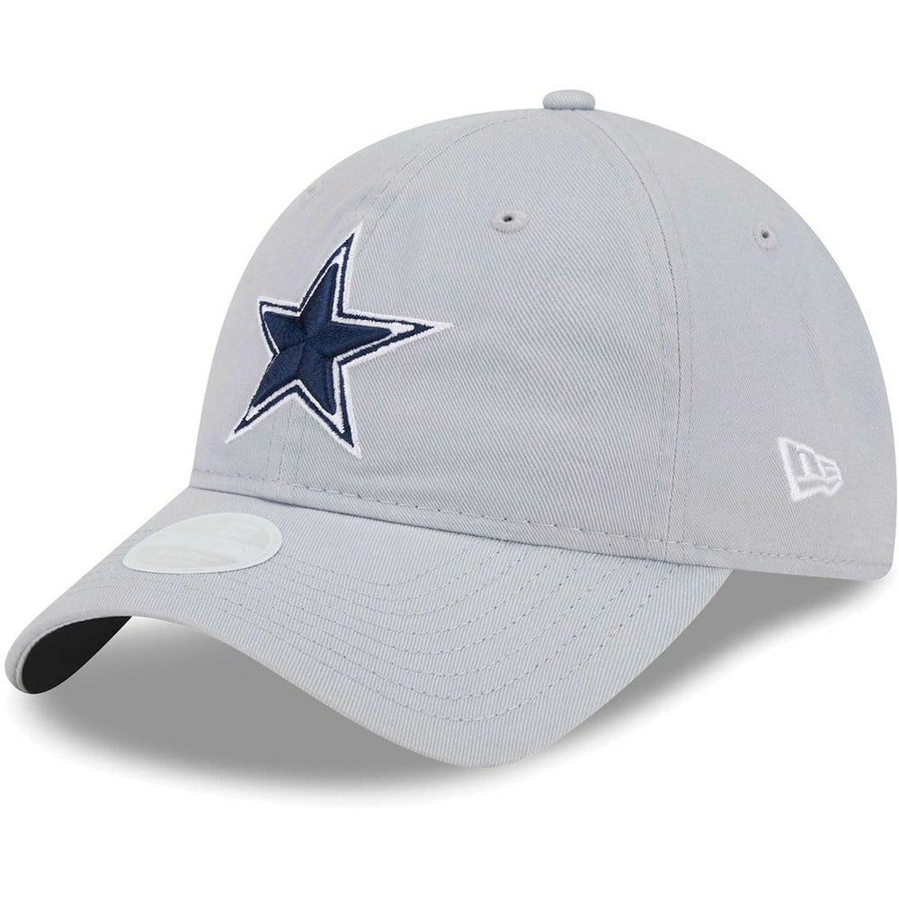 Dallas Cowboys New Era Women's Main Core Classic 2.0 9TWENTY Adjustable Hat Gray