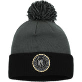 Vegas Golden Knights adidas Women's Laurel Cuffed Knit Hat with Pom - Gray - NHL 200012419