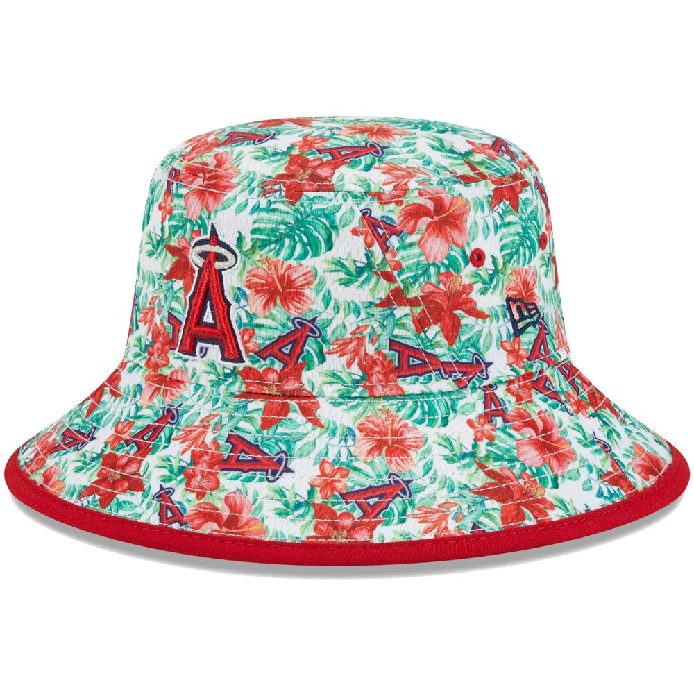 Los Angeles Angels New Era Tropic Floral Bucket Hat - New Era Discount