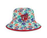Washington Nationals New Era Tropic Floral Bucket Hat - New Era Lifestyle