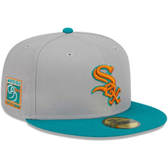 Chicago White Sox New Era 59FIFTY Fitted Hat - Gray/Teal - New Era Lifestyle