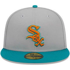 Chicago White Sox New Era 59FIFTY Fitted Hat - Gray/Teal - New Era Lifestyle