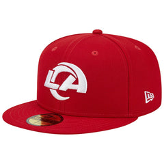 Los Angeles Rams New Era 1990 Hawaii Pro Bowl Main Patch 59FIFTY Fitted Hat Scarlet