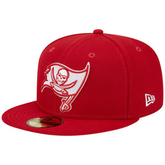 Tampa Bay Buccaneers New Era Super Bowl XXXVII Main Patch 59FIFTY Fitted Hat Scarlet