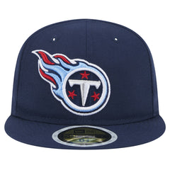 Tennessee Titans New Era Main 59FIFTY Fitted Hat Navy