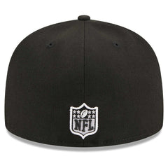 New Orleans Saints New Era Main Patch 59FIFTY Fitted Hat Black