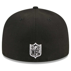 New York Giants New Era Main Patch 59FIFTY Fitted Hat Black
