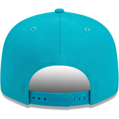 Miami Dolphins New Era Main Script 9FIFTY Snapback Hat Aqua
